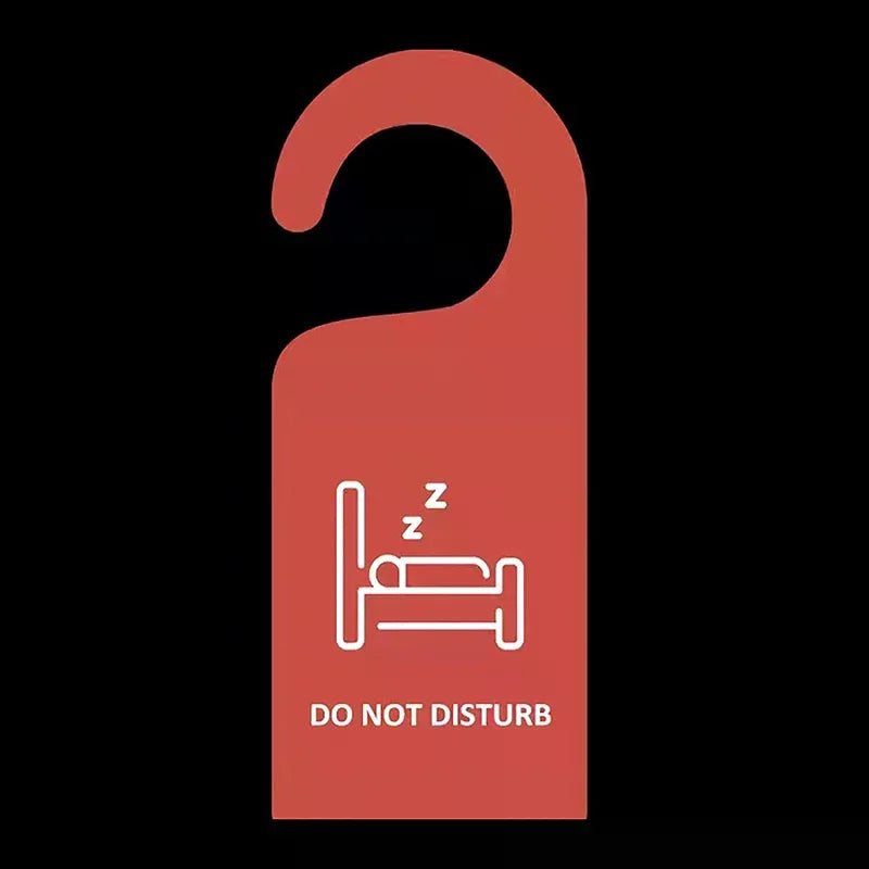 Do Not Disturb Door Sign Hanging Shop Pendant Room Cleaning Qme