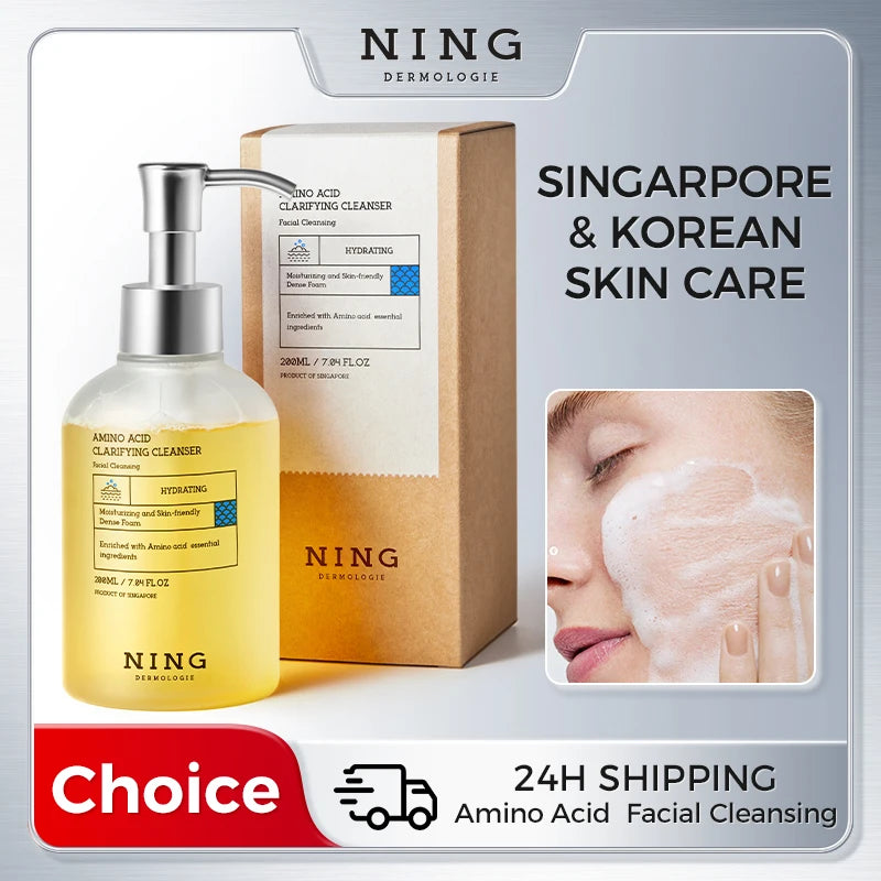 NING DERMOLOGIE Amino Acid Korean Facial Cleanser Salicylic Help Pore Qme