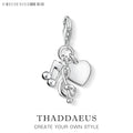 Minimalist Simple Fashion Heart Shaped Musical Note Pendant Charm Love Music Jewelry Pure 925 Sterling Silver Special Gift Qme Lobster Clasp