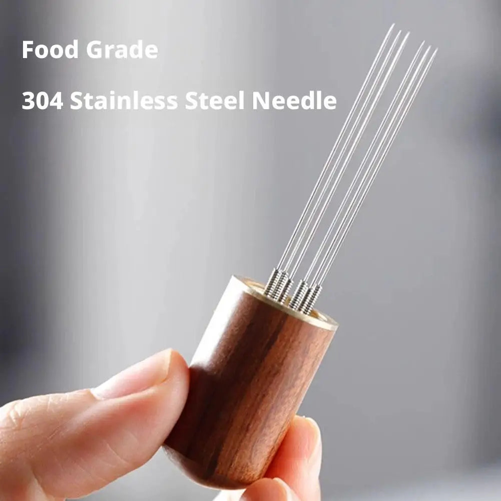 Portable Needle Coffee Stirrer 6 Needles Espresso Distribution Tools Qme