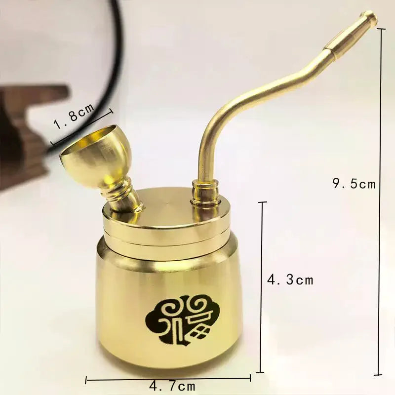 Detachable Brass Filter Pipe Hookah Suitable Tobacco Regular Medium Qme