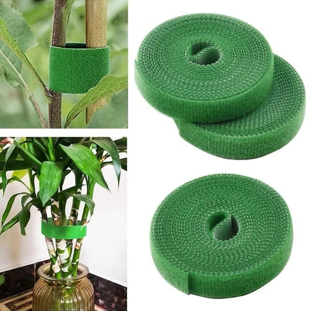 5M/10M Back To Back Velcro Plant Strap Velcro Strap Nylon Self-Adhesive Hook Hair Same Data Cable Tie Qme