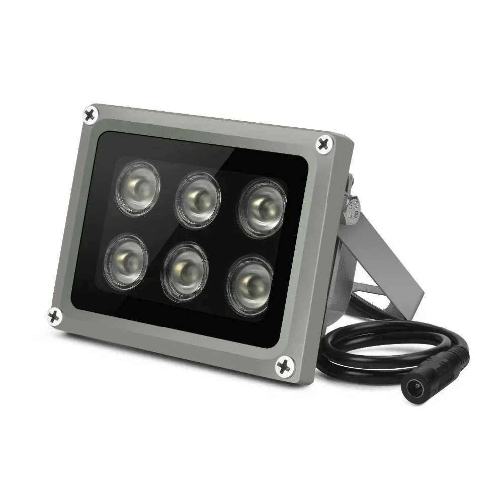 Infrared Lamp Array 6pcs 90 - 60 - 45degree IR Illuminator for CCTV Camera Outdoor IP65 Waterproof Night Vision Qme 60degree