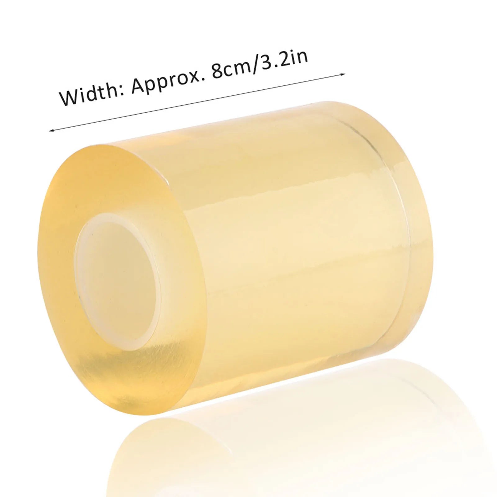 Clear Watch Protective Film Jewelry Protective Film 8cm Anti Static Clear Protective Film Watch Clock Jewelry Protector Tape Qme