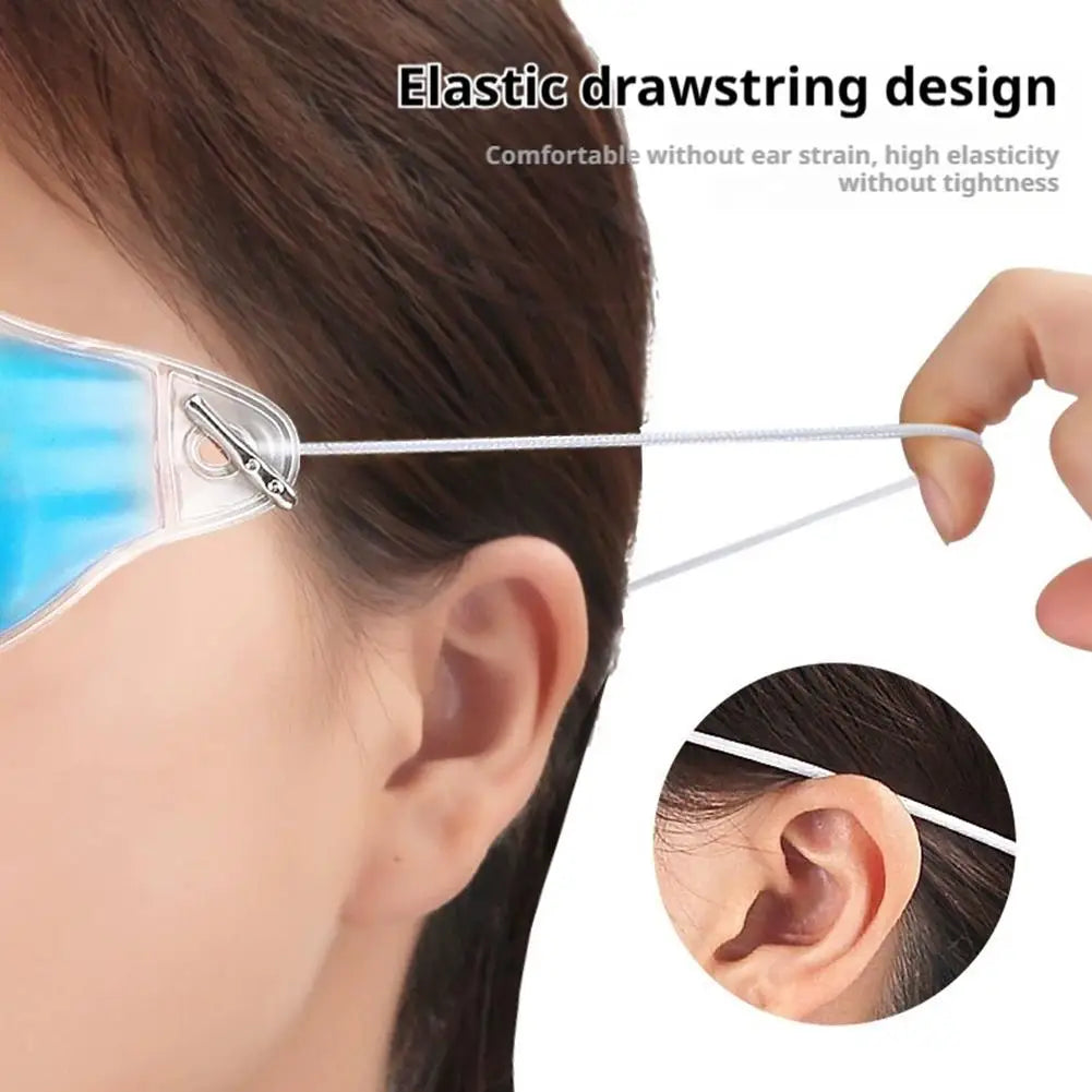 Gel Cooling Eye Mask Cold Treatment Strain Swelling Redness Puffy Qme