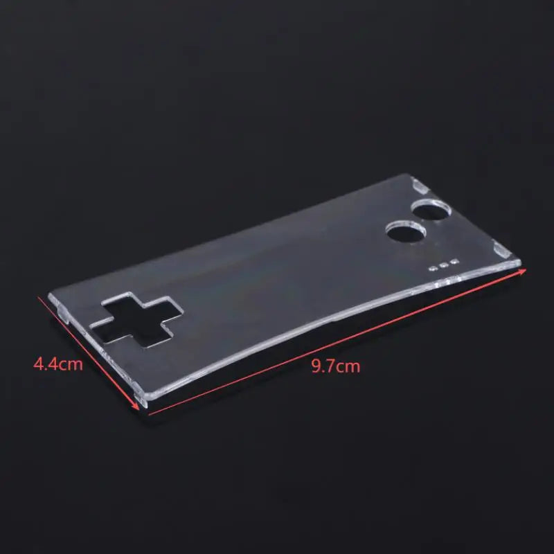 Gameboy Micro Transparent Clear Front Faceplate Cover GBM System Qme