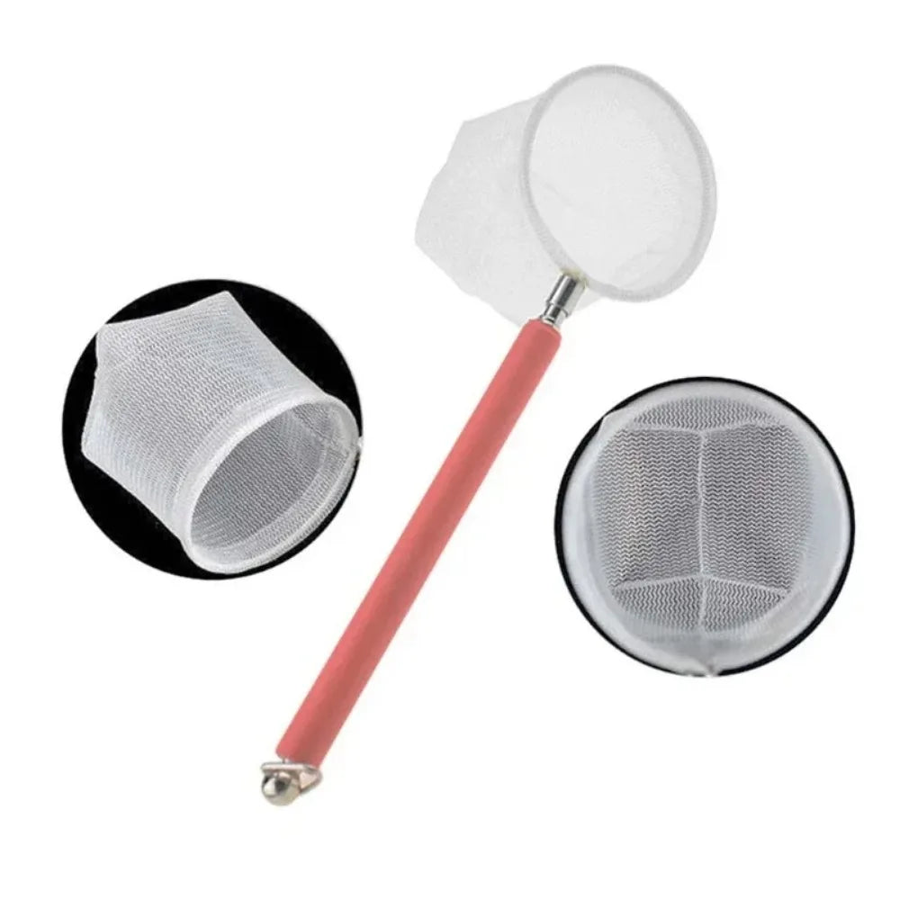 13- Flexible Aquarium Fish Tank Catch Net Fishnet Retractable 3D Qme