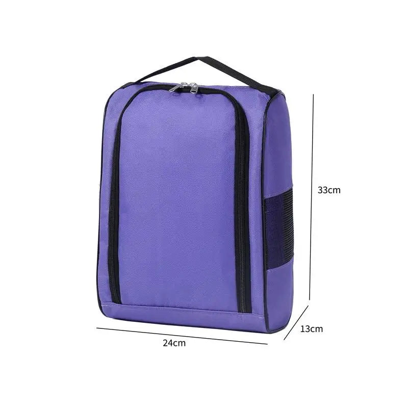 Portable Golf Shoe Bag Oxford Cloth Carrier Bags Breathable Qme A6