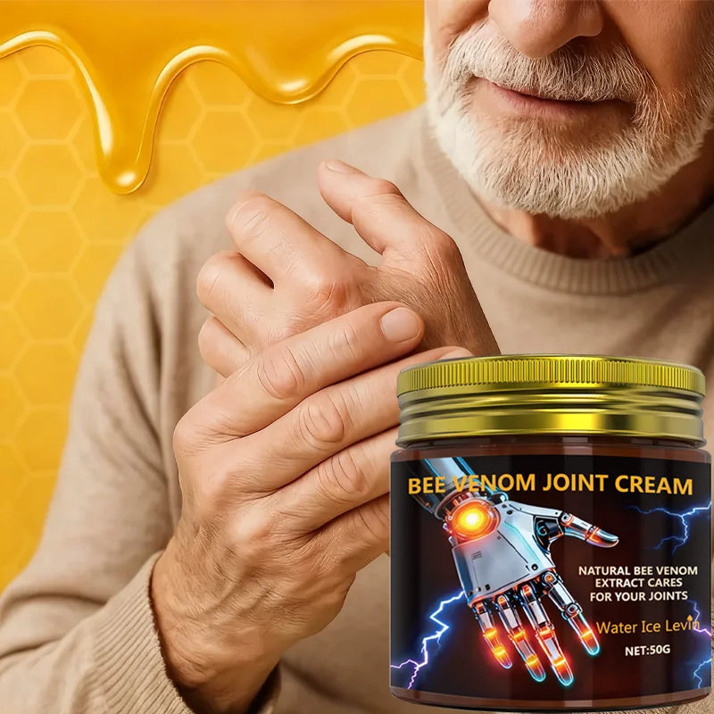 Bee Venom Joint Cream with Natural Extract & Hyaluronic Acid - Deeply Moisturizing Joint Care for All Skin Types Qme