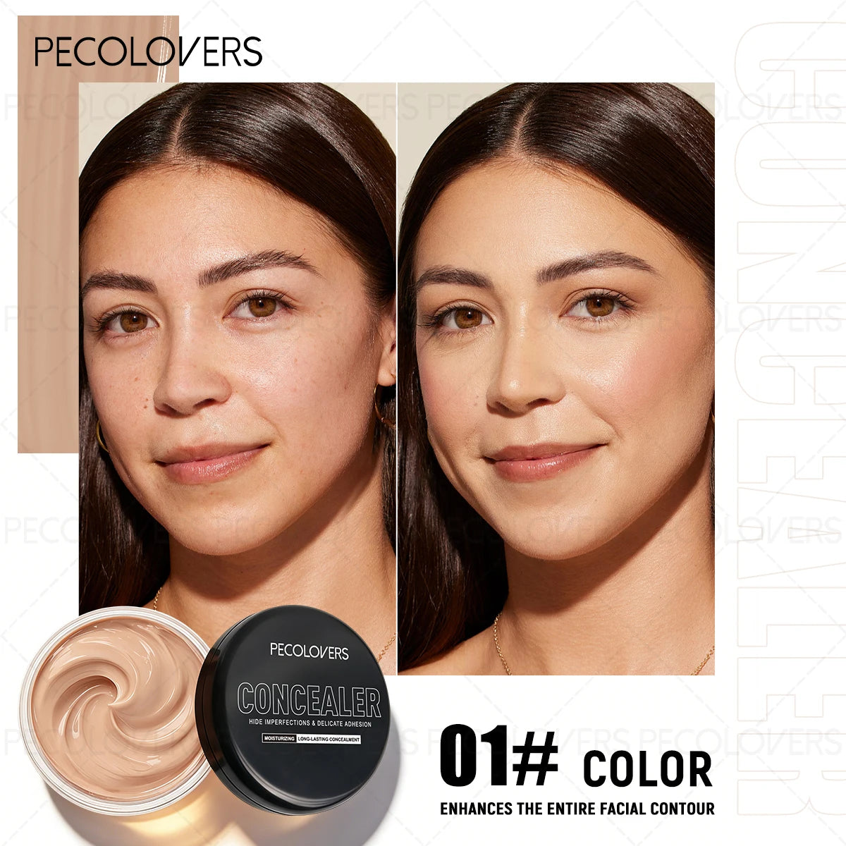 Multifunctional Concealer Covers Facial Blemishes Spots Tattoos Dark Qme 01