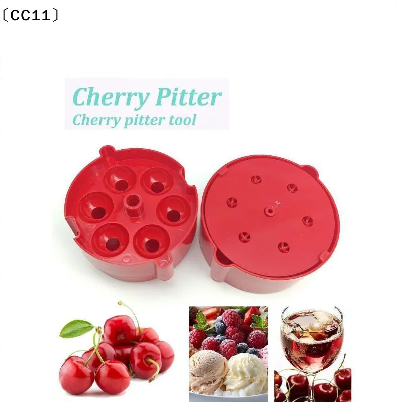 Food Grade 6 Hole Cherry Pitter Fast Pit Removal Home Baking Cocktail Qme