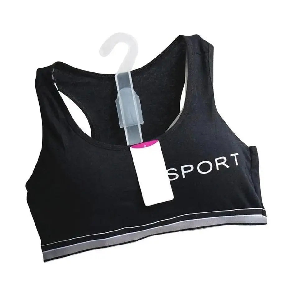 Teen Sports Bra Comfortable Seamless Padded Bralette Girls Women Gym Qme