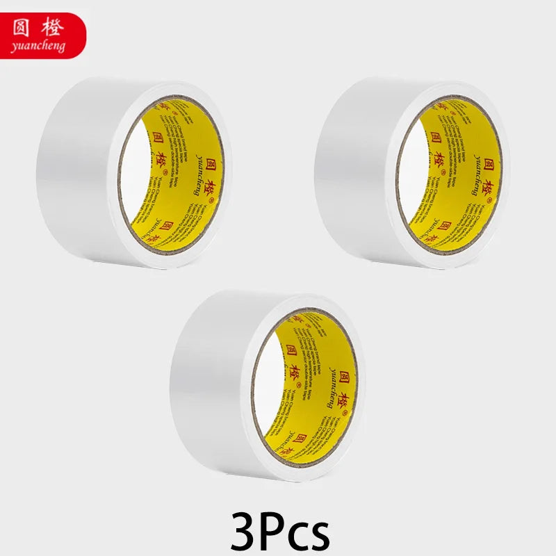 Cinta American Duct Tape Strong Adhesive Fabric Adhesive Tape for Carpet Floor Waterproof Adhesive Tape for Pipe Repair Adhesive Qme 3rolls-white 20M 30mm