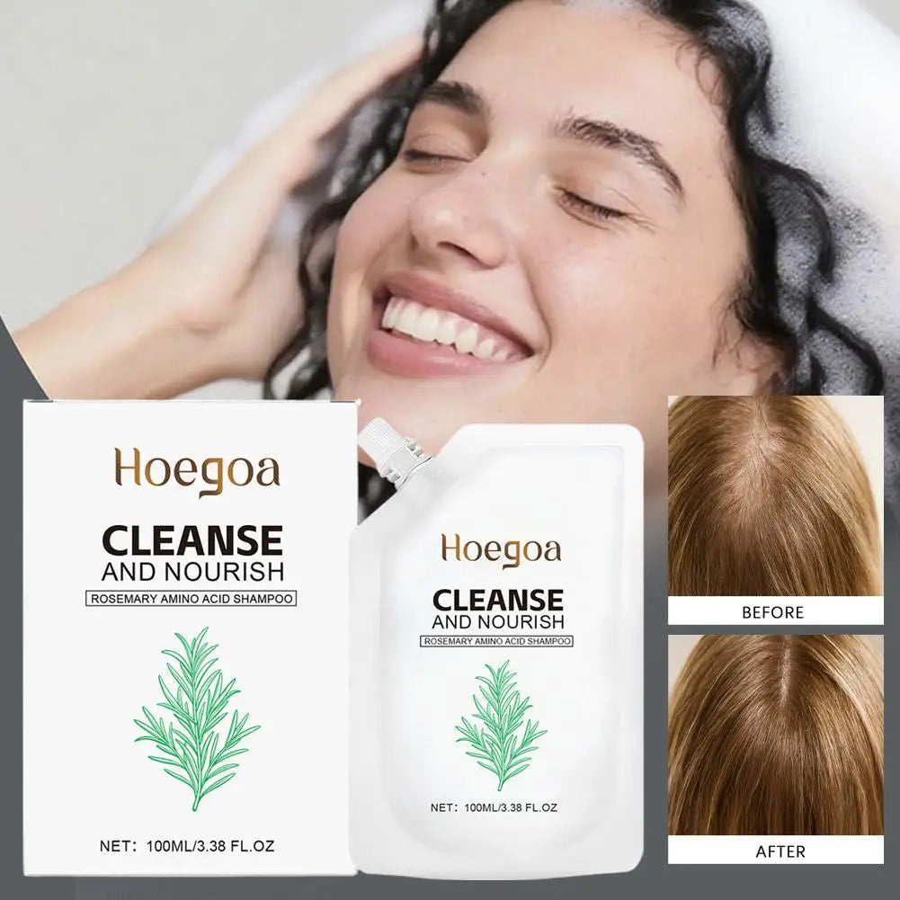 Rosemary Hair Shampoo Deep Nourishing Repair Split Ends Soothing Qme