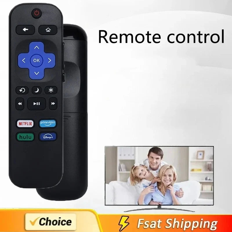 New Replacement Remote Control Fit for All Roku TV, Compatible for TCL Roku/Hisense Roku/Onn Roku/Aparatos/Insignia Roku/HITACHI Qme