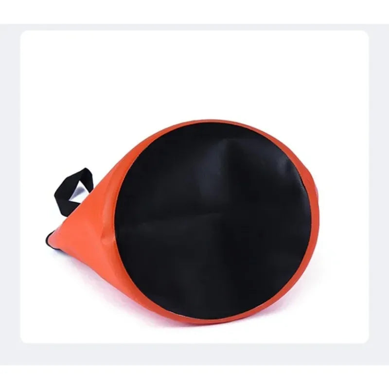 Portable Foldable Water Bucket Multifunctional Outdoor Camping Washing Bag Car Wash Bucket Collapsible Sink Qme