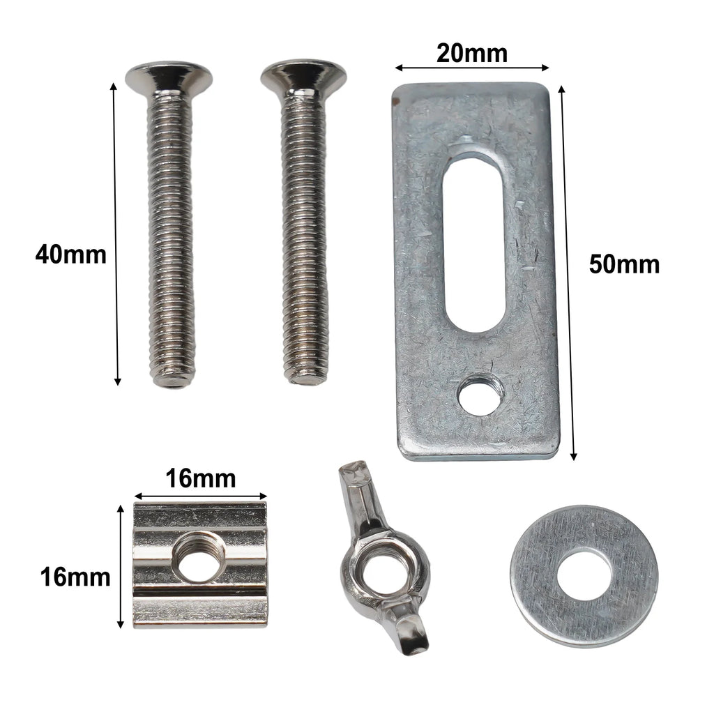 4 Set M6 T Track Hold Down Clamps For 3018-PRO 3018-MX3 3018-PROVer 1810-PRO CNC Router Plywood Engraving Machine Woodworking Qme