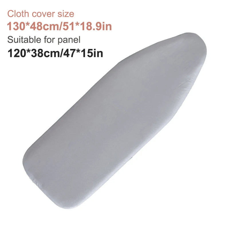 Ironing Board Cover Scorch Resistant, Extra Thick Cotton Iron Cover With Padding Heat Reflective Heavy Duty Pad Approx 120x38cm Qme