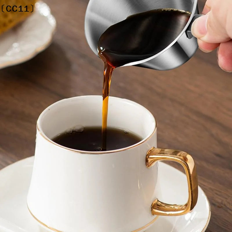 Stainless Steel Coffee Extraction Cup Scale Small Milk Spoon Making Qme