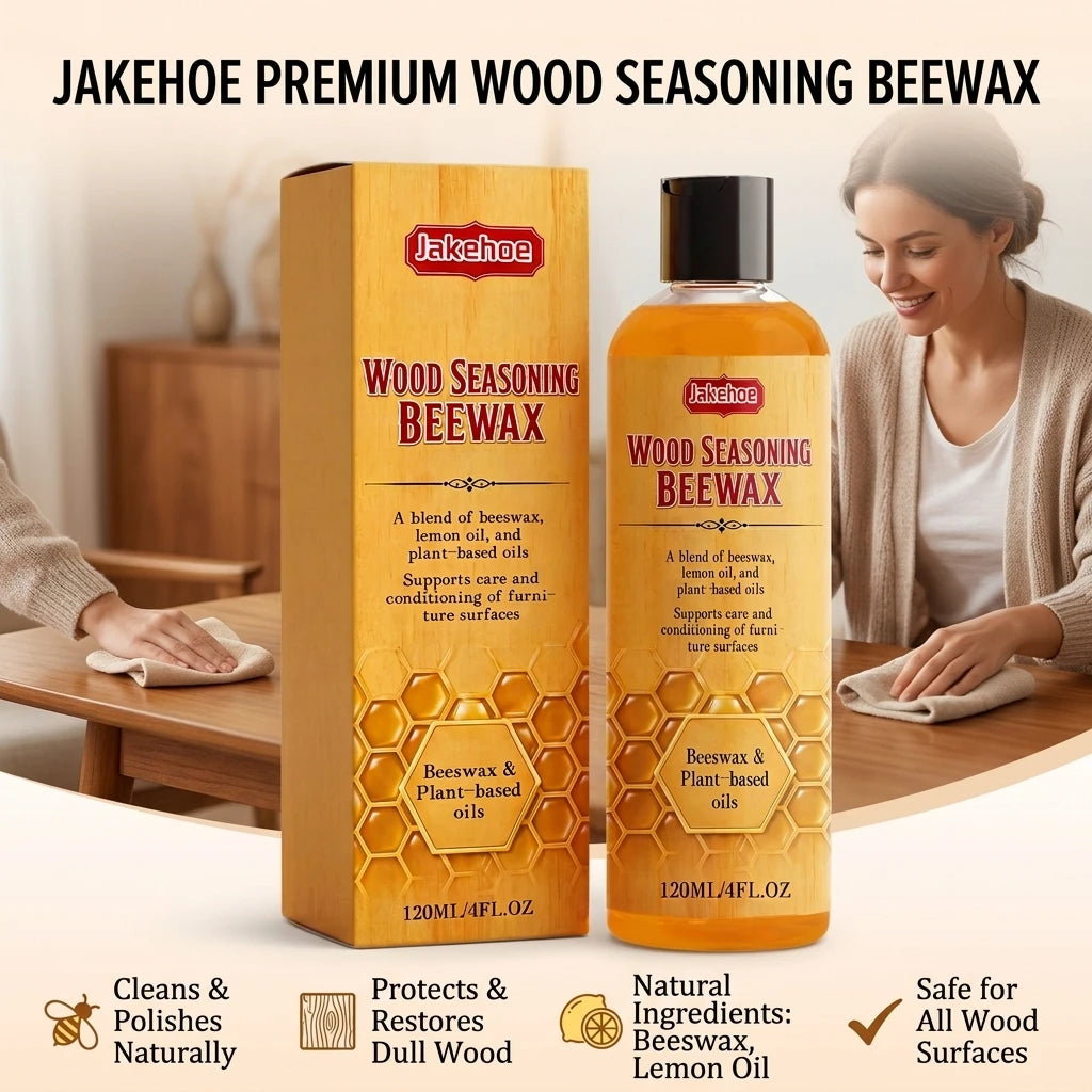 Wood Polishing Beewax Repair Scratches Remove Dullness Restores Shine Hydrate Dry Wooden Surfaces Multi-purpose Wood Conditioner Qme