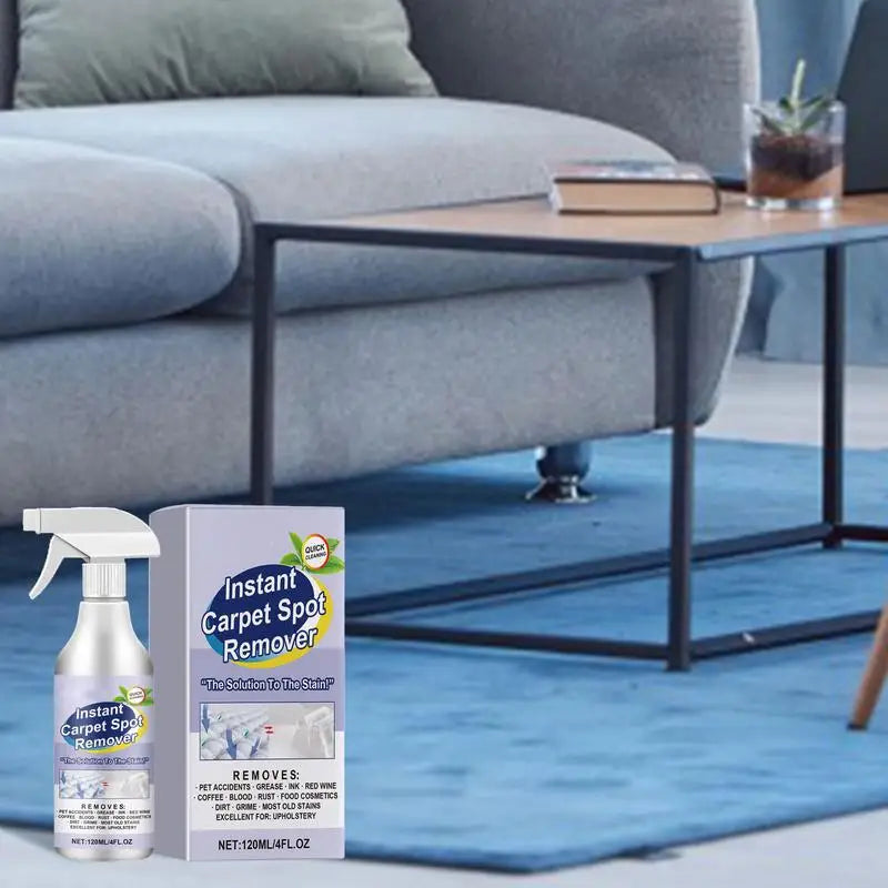 Carpet Stain Remover Rug Cleaner Spray Spots Cleaning Pet Removes Wine Qme