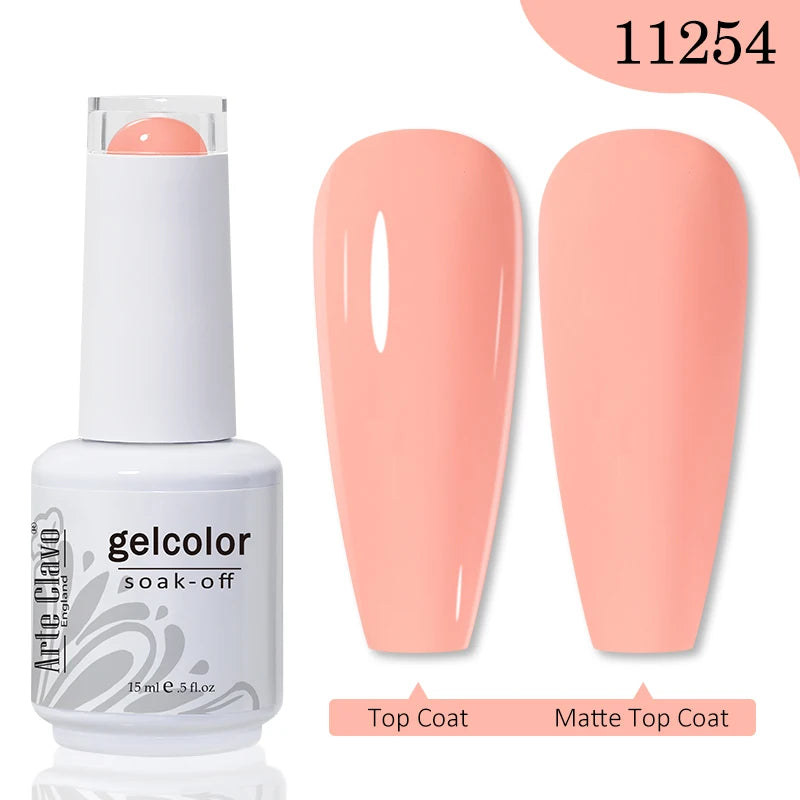 Arte Clavo Gel Varnishes Summer Semi-permanent Nails UV LED Lamp