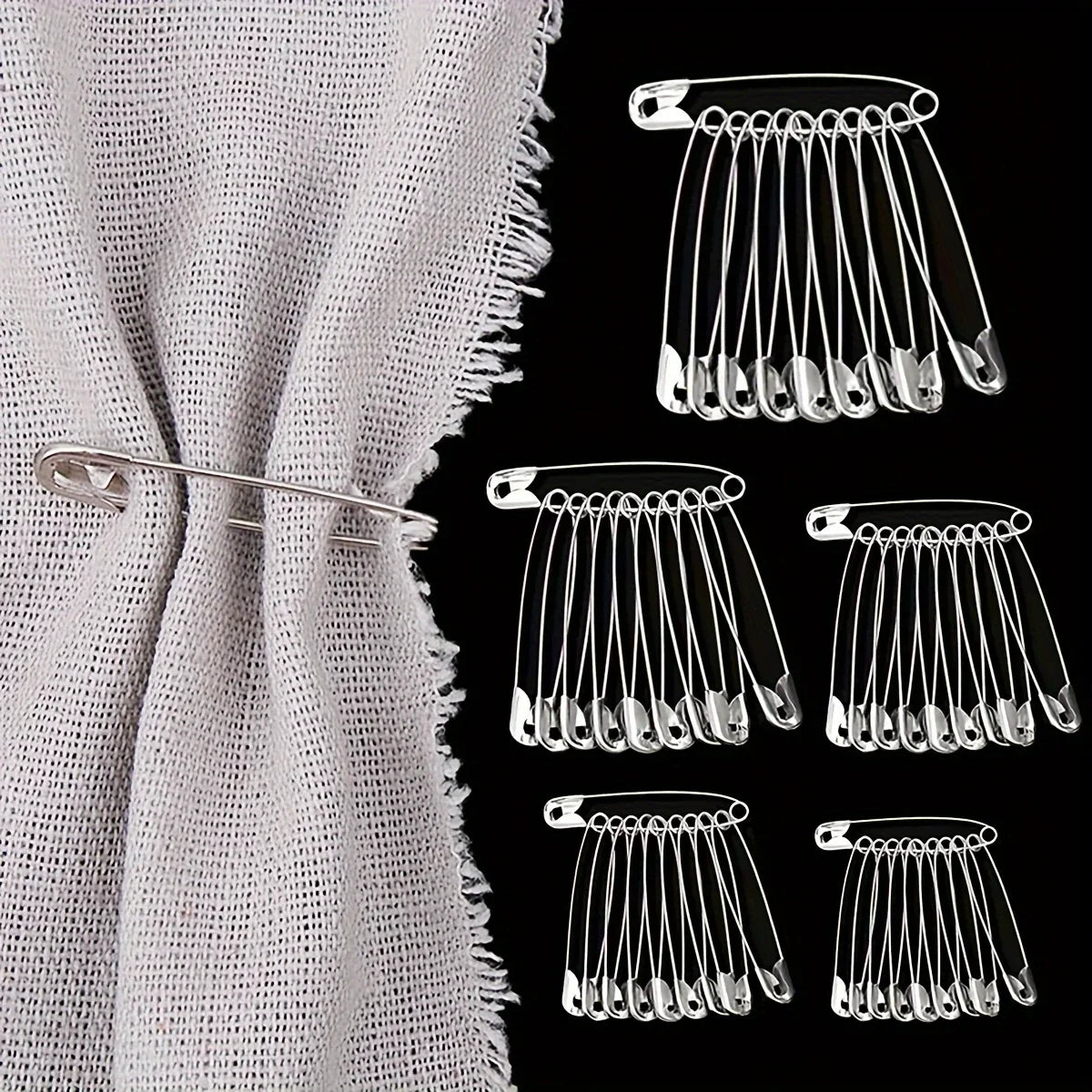 Safety pins, DIY sewing supplies Qme