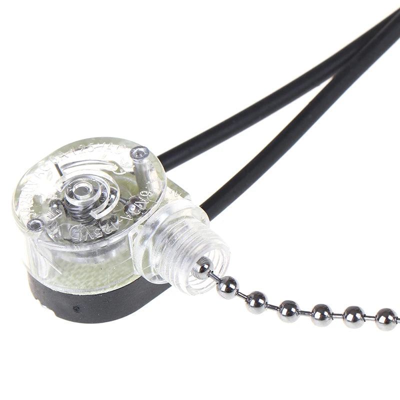 4Pcs Wall Light Pull Switch Home Ceiling Fan Lamp Universal Pull Chain Switch. Qme