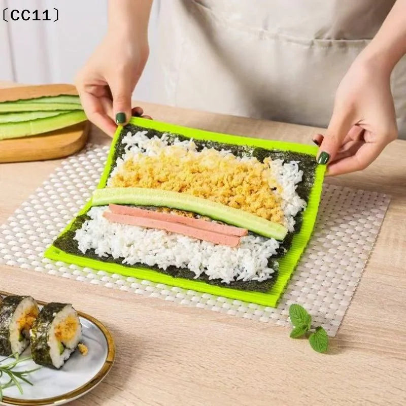Silicone Hand Roll Sushi Rolling Curtain Bamboo Imitation Japanese Qme Default Title
