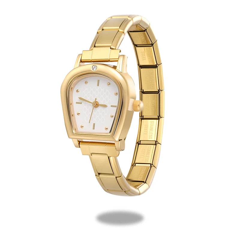 2026 Fashion Men Women's DIY Width Italian Elastic Charm Stainless