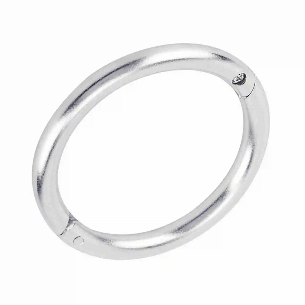 Stainless Steel Bull Cattle Nose Ring Durable Livestock Nose Loop Husbandry Tool for Farm Cattle Breeding Qme
