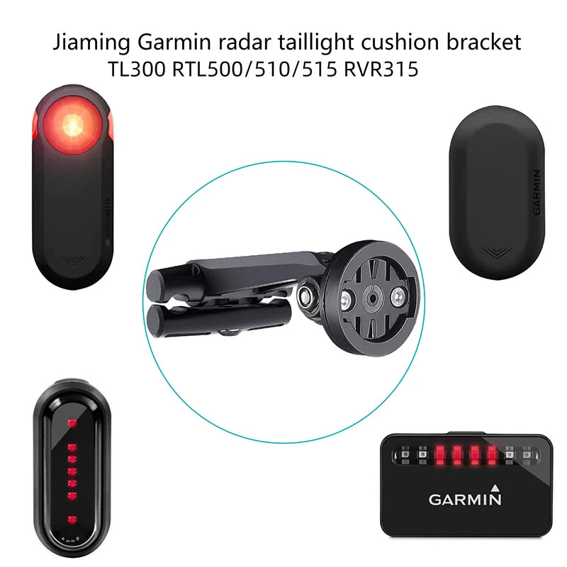 Bicycle Rail Rear Light Bracket Radar Sports Camera Seat-post Mount Qme