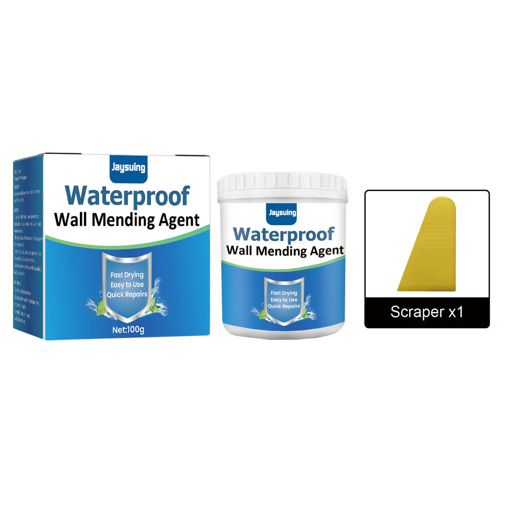 Wall Mending Agent Waterproof Wall Repair Paint Crack Mildew Remover Anti-Leaking Sealant Quick-Drying Restore Wall Repair Paste Qme 100g Boxed Kit