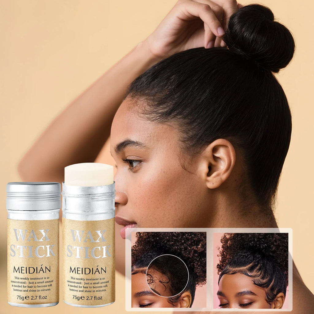 Refreshing Styling Hair Wax Stick Deep Moisturizing Nourishes Qme