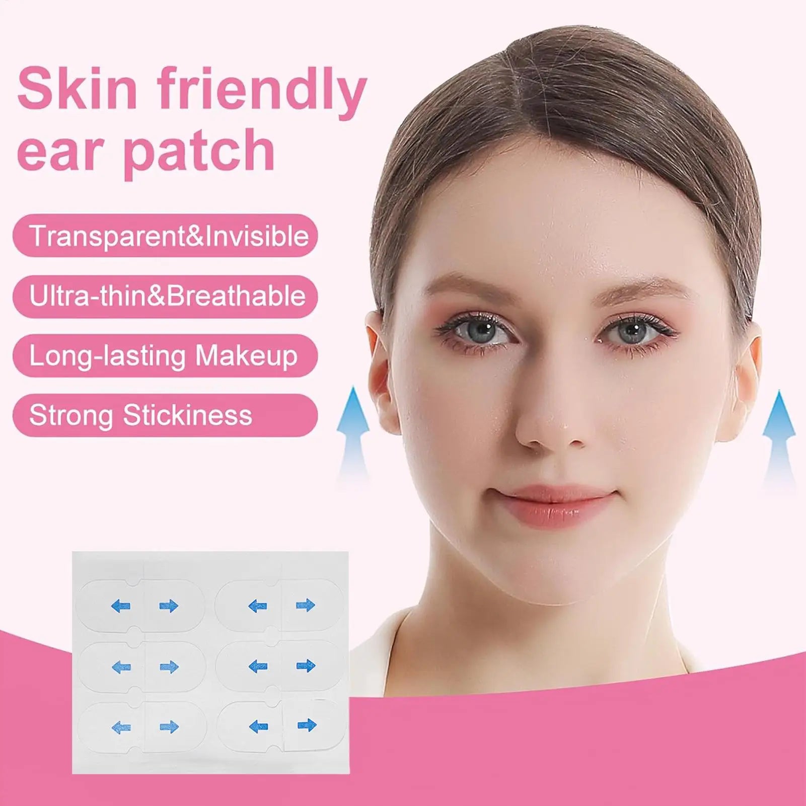 30 pairs Ear Tape Invisible Ear Patches Ear Corrector Ear Tape Ear Stickers Pinning Back Ears Cosmetic Aesthetic Correctors Qme