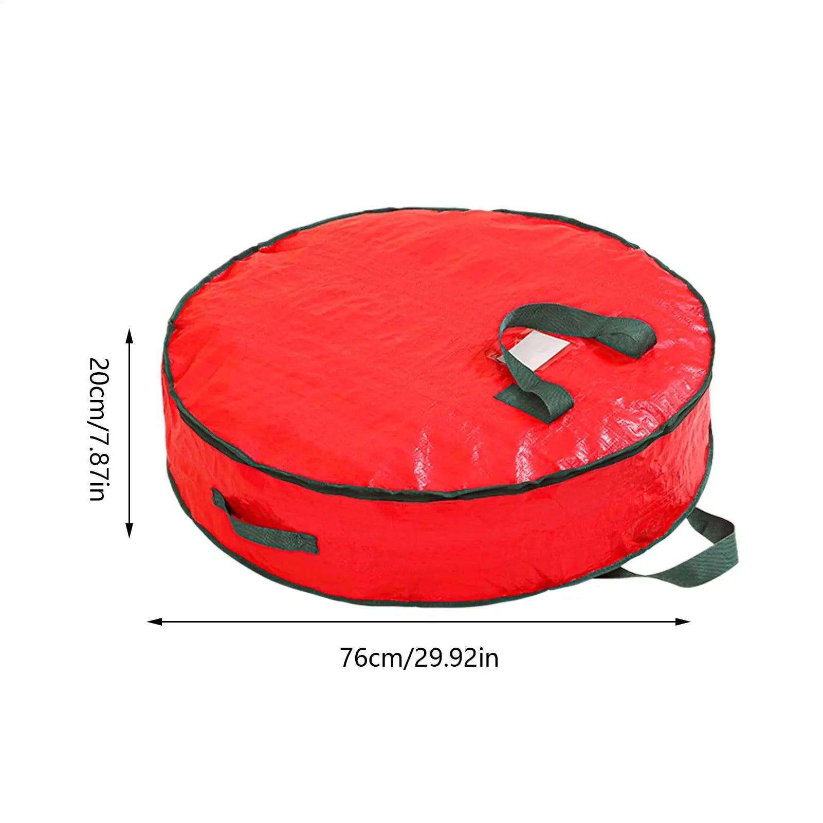 Wreath Holder Boxes Storage Heavy Duty Zippered Organizers Sturdy Qme