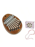 8 Key Kalimba Exquisite Finger Thumb Piano Marimba Musical Good Qme water droplet