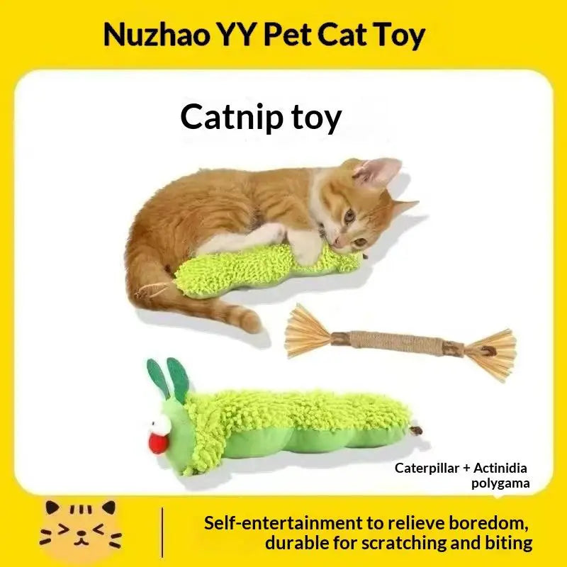 1/2/3PCS Toy A Fun And Relaxing Treat For Pets A Scratch- And Bite-Resistant Cat Toy Pillow Qme A7
