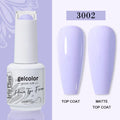 Arte Clavo Jelly Transparent Gel Nail Polish Summer Nude Pink Semi