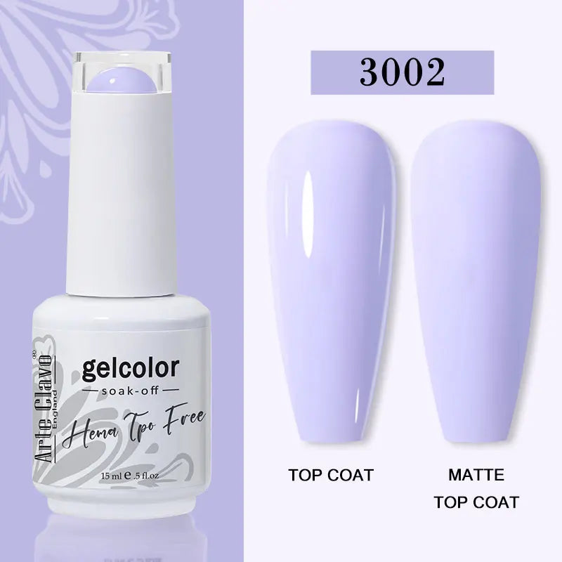 Arte Clavo Jelly Transparent Gel Nail Polish Summer Nude Pink Semi