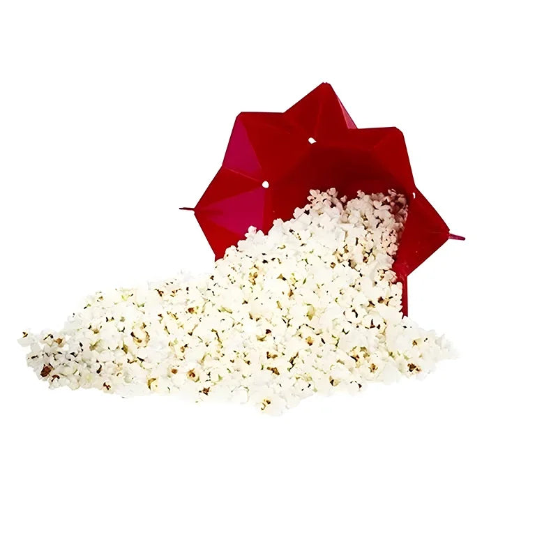 Foldable Silicone Silicone Popcorn Bowls High Quality Kitchen Easy Tools DIY Popcorn Bucket Bowl Maker Popcorn Microwaveable Qme