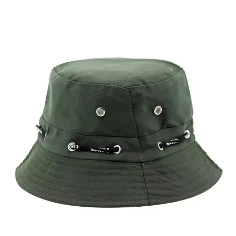 Stringed Bucket Hat Panama Breathable Sun Protection Fisherman Hat for Men Women Girls Summer Travel Sports Hiking Beach Bob Hat Qme CF 55-60cm