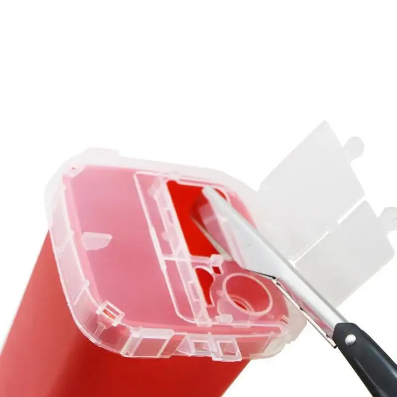 Barber Shop Accessories Feather Razor Blade Disposal Case Trash Can Qme