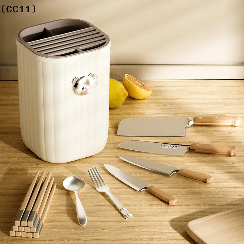 Kitchen Multifunctional Tool Holder Countertop Storage Rack Household Qme