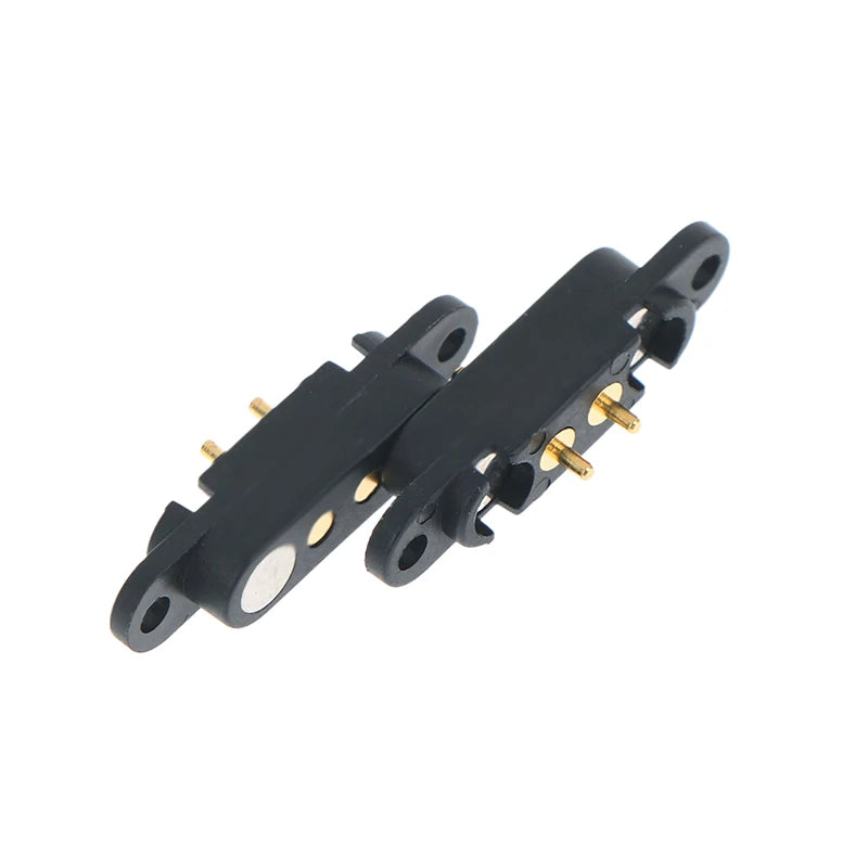DC 12V 3A Waterproof Magnetic Pin Connector 3P 4P Pin Male Female Spring Loaded DC Power Socket Qme