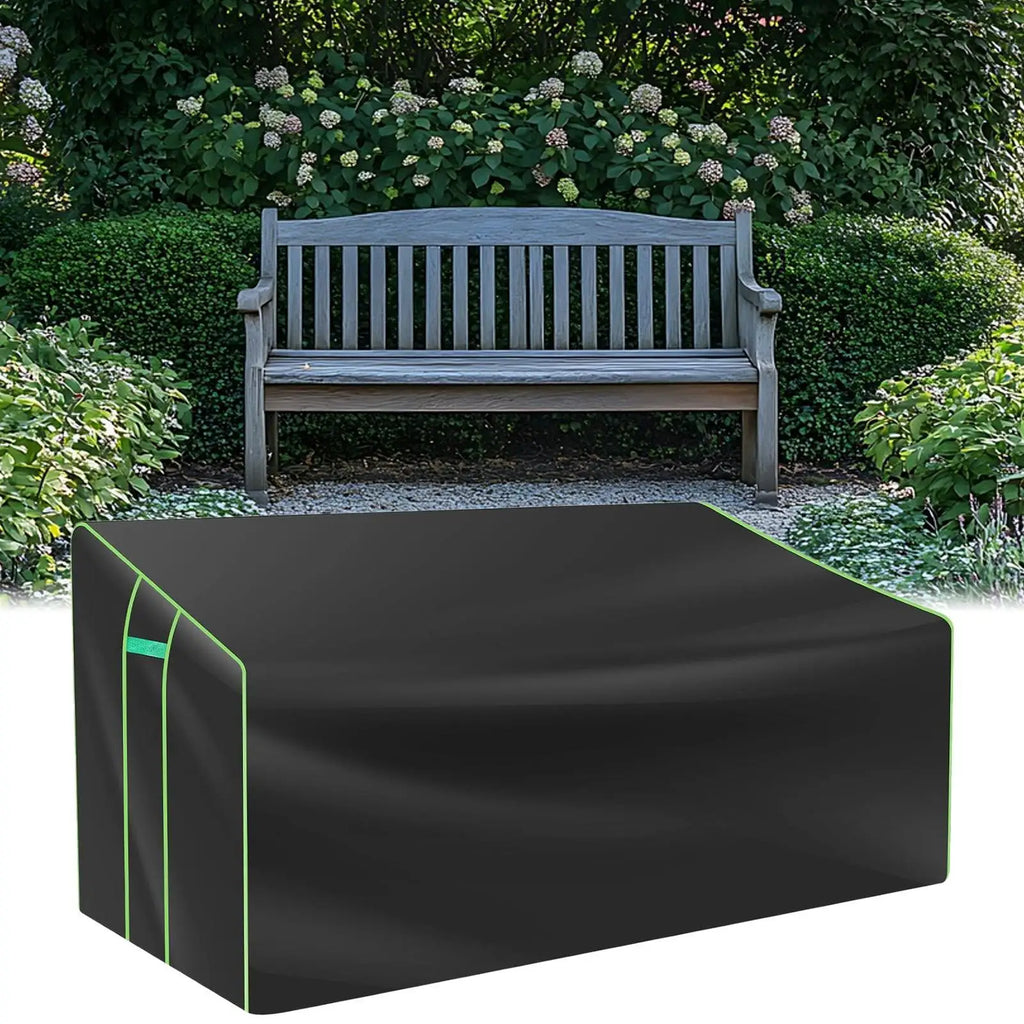 Outdoor Loveseat Cover Weather Resistant Furniture Protector 2-Seater Qme