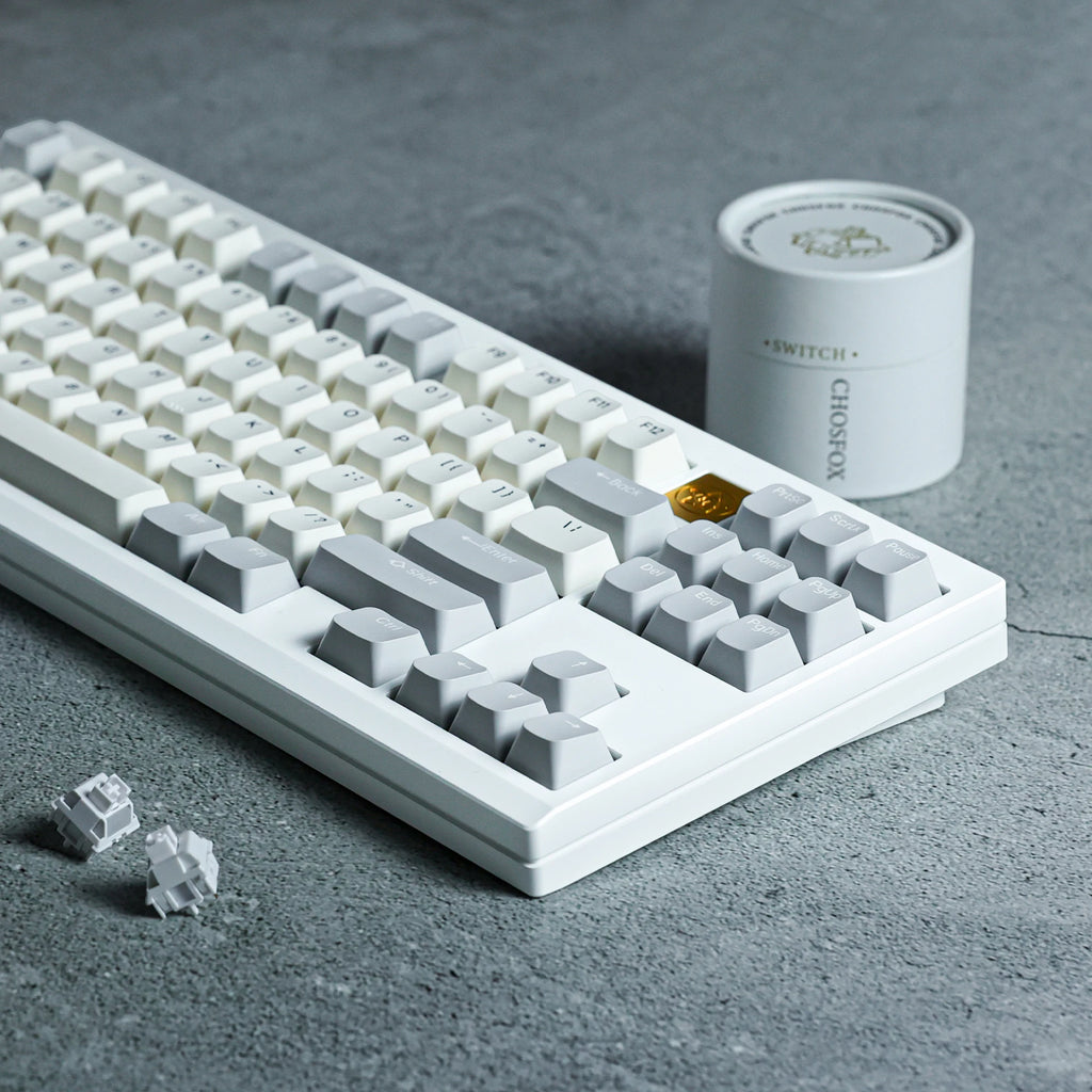 CHOSFOX LEO80 Keyboard Kit Hot-Swap Mechanical Gaming Three Modes Keyboard Kit Wired USB Type-C Wireless 2.4GHz Qme