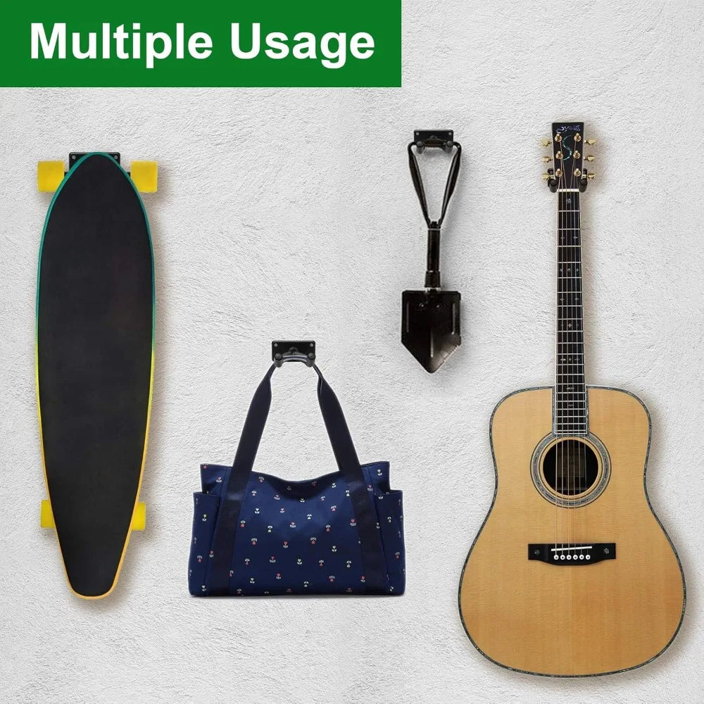 Skateboard Wall Hanger, Bracket, Suitable for Skateboard Guitar Long Board Skiboard and Display Stand, Equipped with Screws Qme