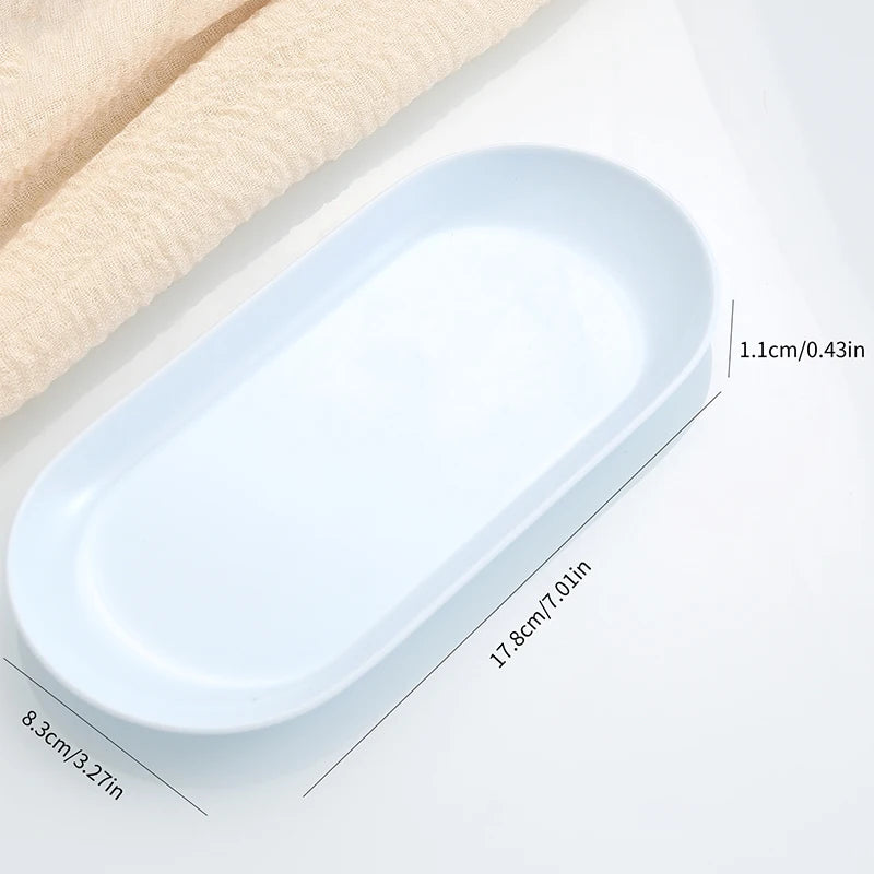 Nail Tool Sterilisation Box Jewellery Metal Tray High-aesthetic Qme Blue