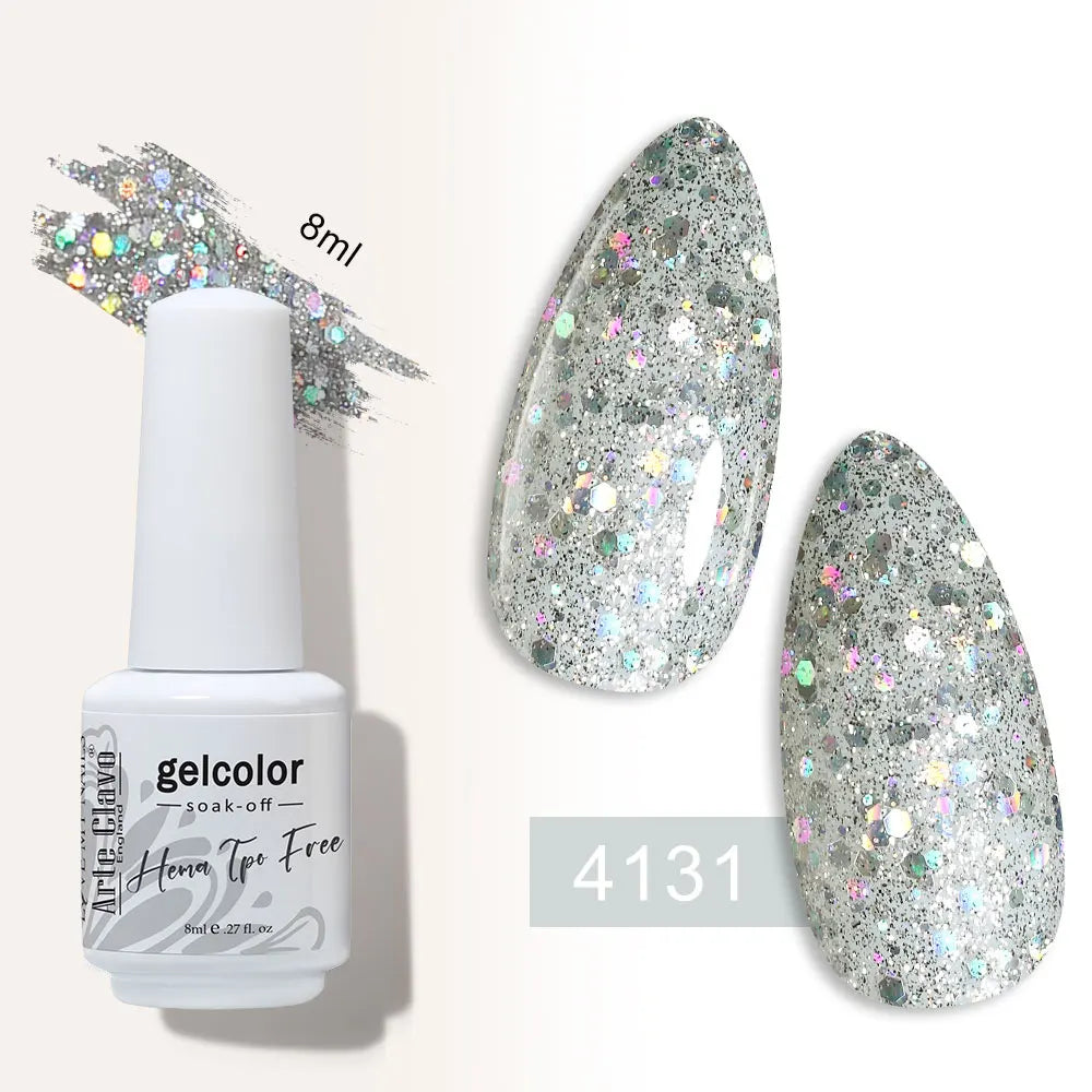 Arte Clavo Semi-permanent Gel Nail Varnish 180 Colors Semipermanent